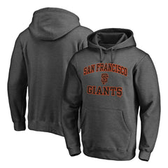 San Francisco Giants Heart & Soul Pullover Hoodie - Charcoal - MLB Online