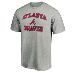 Atlanta Braves Heart & Soul T-Shirt - Heather Gray - MLB Lifestyle