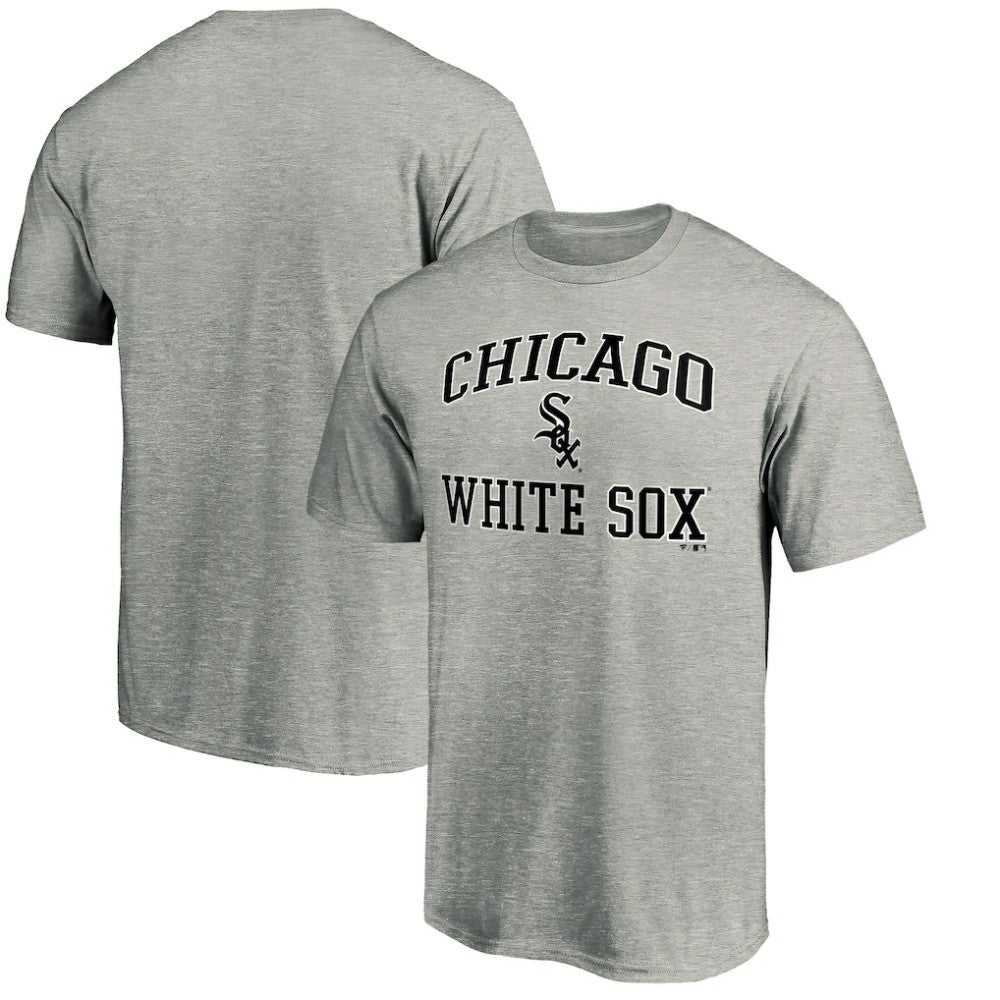 Chicago White Sox Heart & Soul T-Shirt - Heather Gray - MLB Online