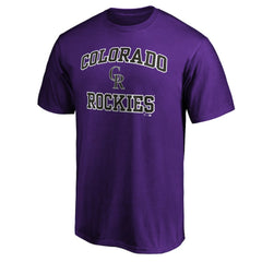 Colorado Rockies Heart & Soul T-Shirt - Purple - MLB Discount