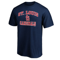St. Louis Cardinals Heart & Soul T-Shirt - Navy - MLB Online
