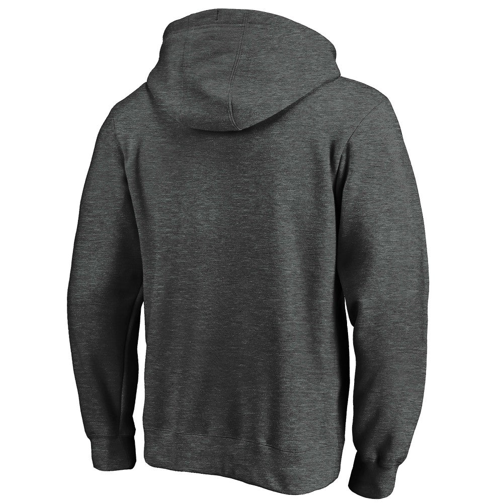 Los Angeles Dodgers Team Lock Up Wordmark Pullover Hoodie - Charcoal - MLB Discount