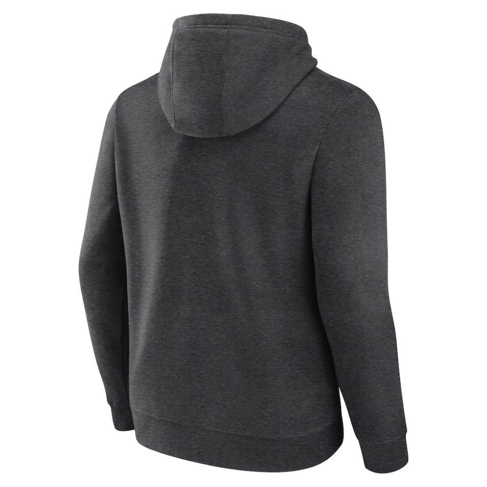 New York Yankees Team Lock Up Wordmark Pullover Hoodie - Charcoal - MLB Sale