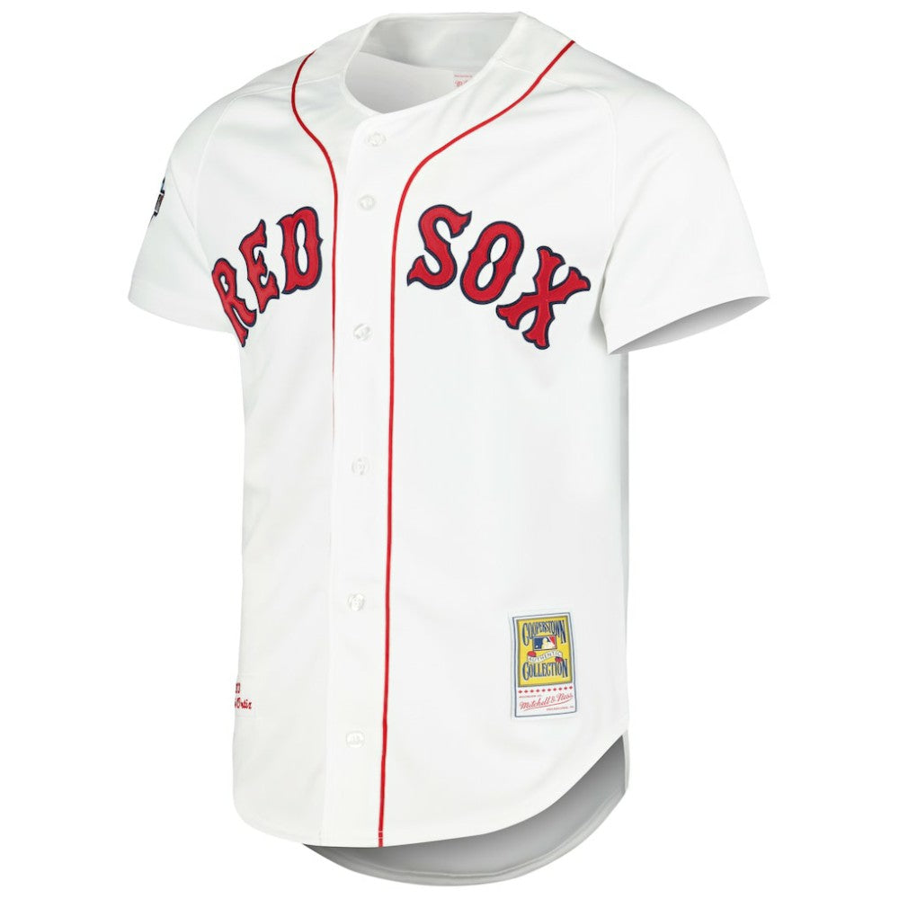 David Ortiz Boston Red Sox Mitchell & Ness Cooperstown Collection Authentic Jersey - White - Mitchell & Ness Online