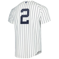 Derek Jeter New York Yankees Mitchell & Ness Cooperstown Collection Authentic Jersey - White - Mitchell & Ness Discount