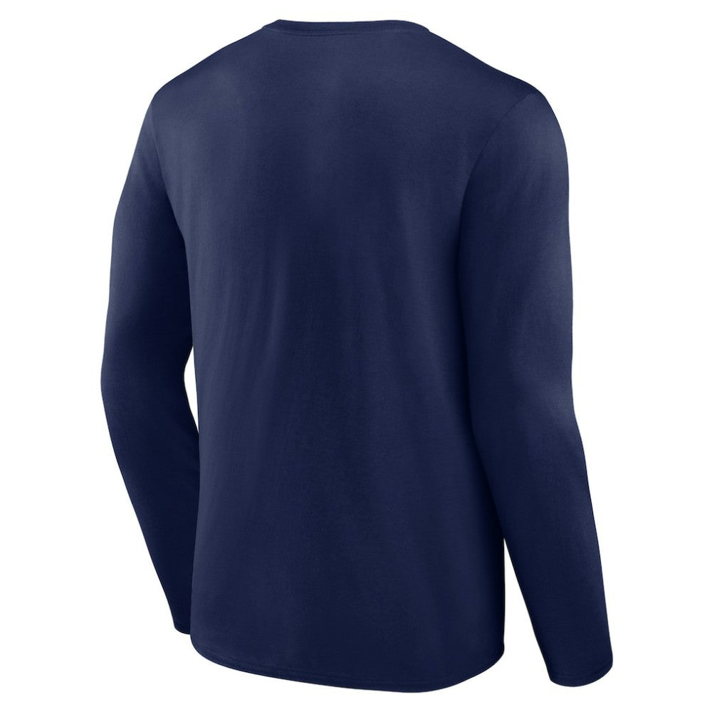 Cleveland Guardians Team Lock Up Long Sleeve T-Shirt - Navy - MLB Online