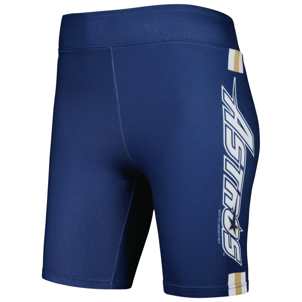 Houston Astros Mitchell & Ness Women's Biker Shorts - Navy - Mitchell & Ness Sale