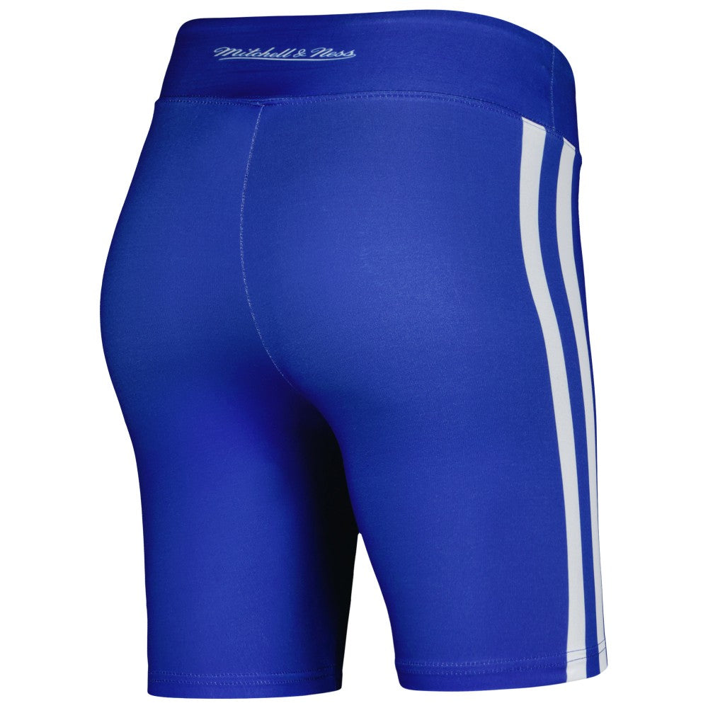 Los Angeles Dodgers Mitchell & Ness Women's Biker Shorts - Royal - Mitchell & Ness Lifestyle
