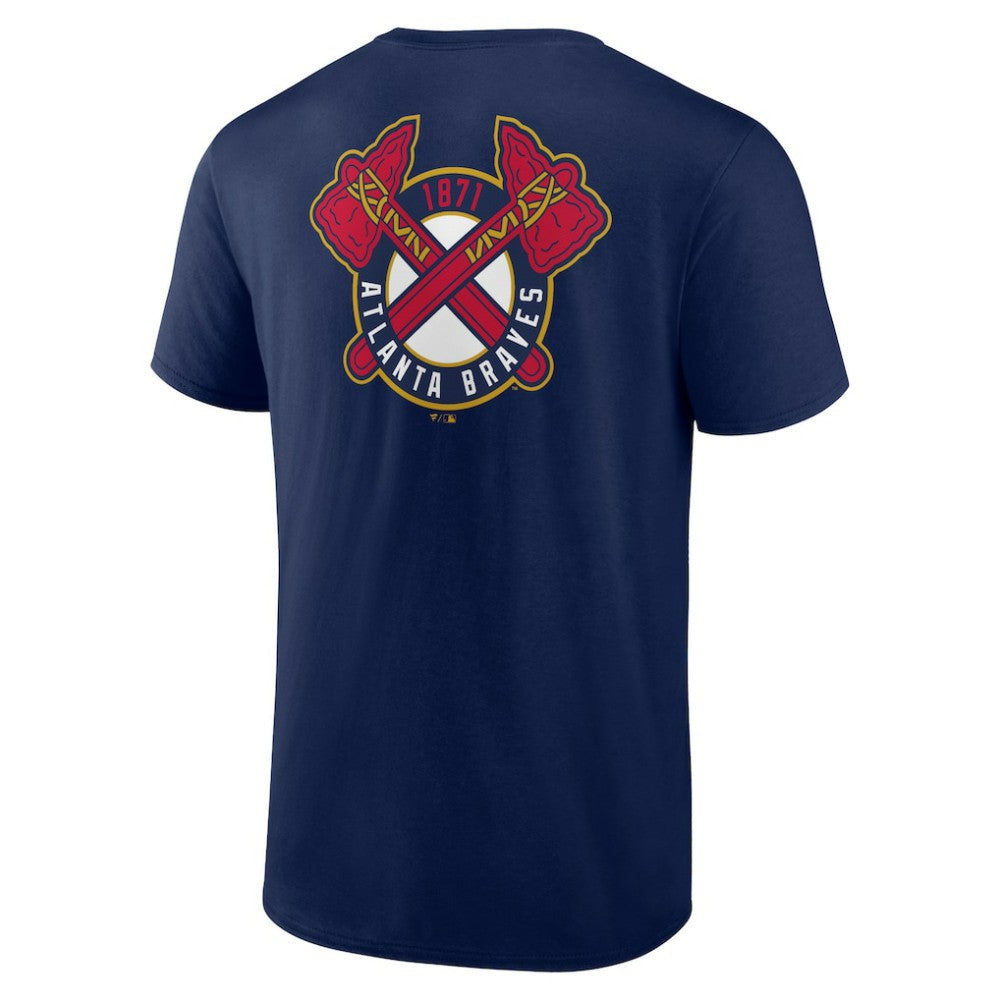 Atlanta Braves Bring It T-Shirt - Navy - MLB Discount