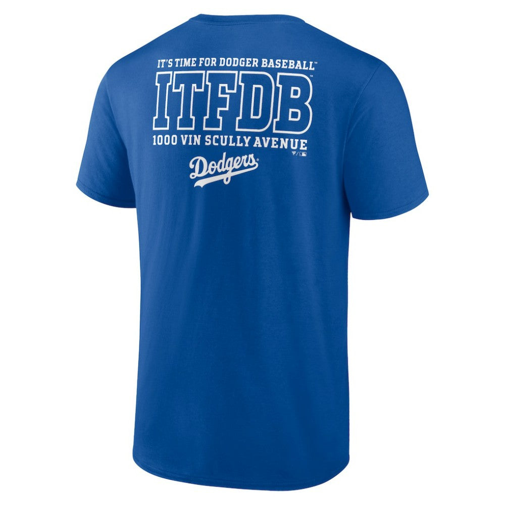 Los Angeles Dodgers Bring It ITFDB T-Shirt - Royal - MLB Online