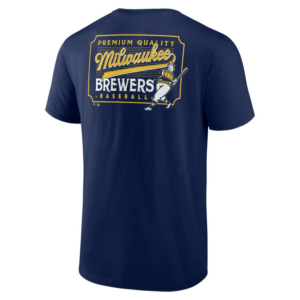 Milwaukee Brewers Bring It Team T-Shirt - Navy - MLB Sale