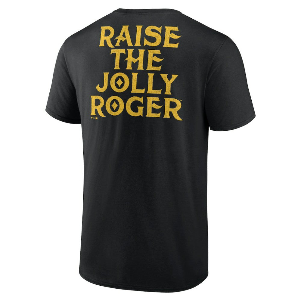 Pittsburgh Pirates Raise The Jolly Roger Bring It T-Shirt - Black - MLB Lifestyle