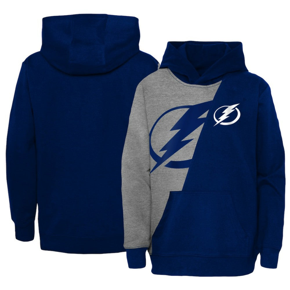 Tampa Bay Lightning Preschool Unrivaled Pullover Hoodie - Gray/Blue - NHL 5309921