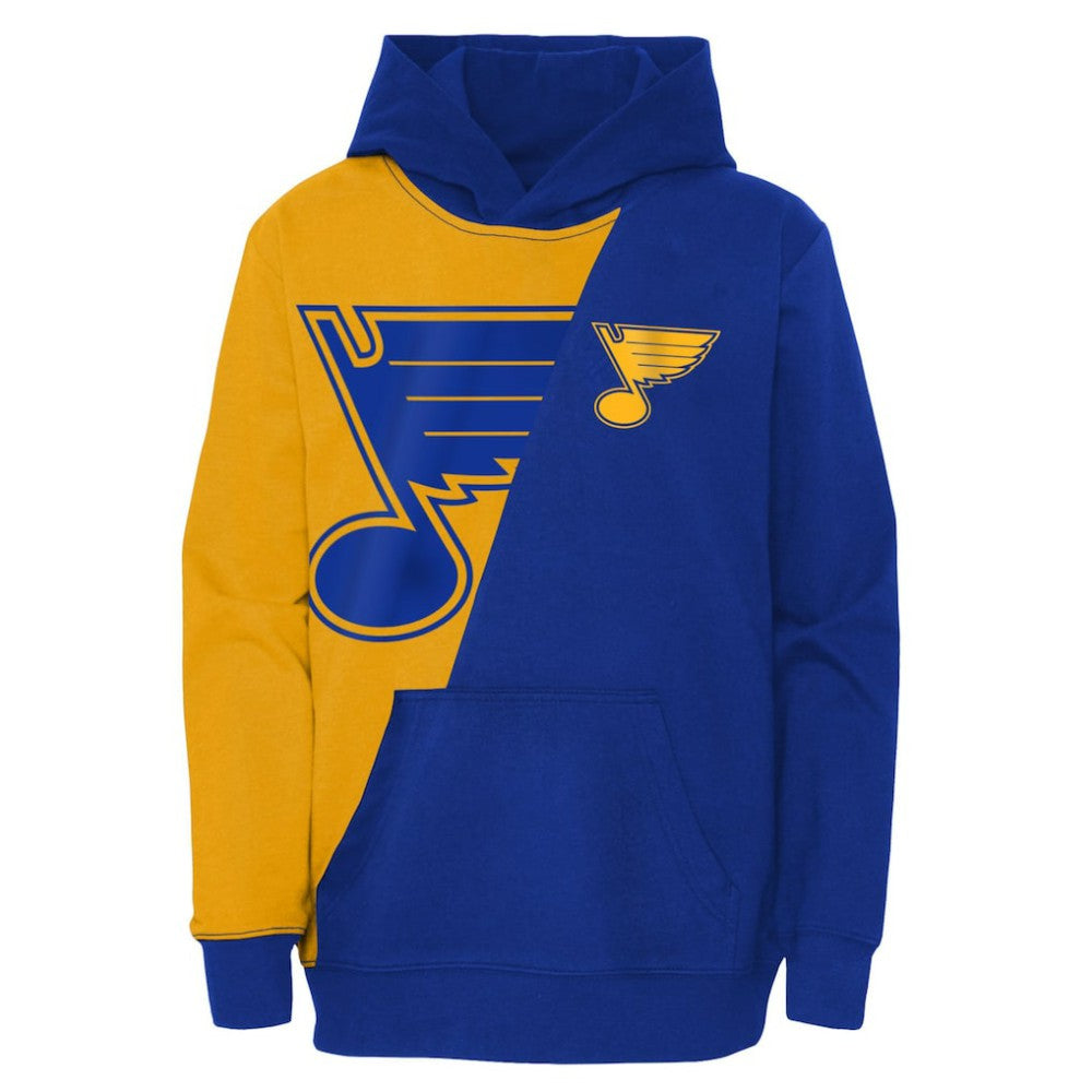 St. Louis Blues Youth Unrivaled Pullover Hoodie - Gold/Blue - NHL 5310011
