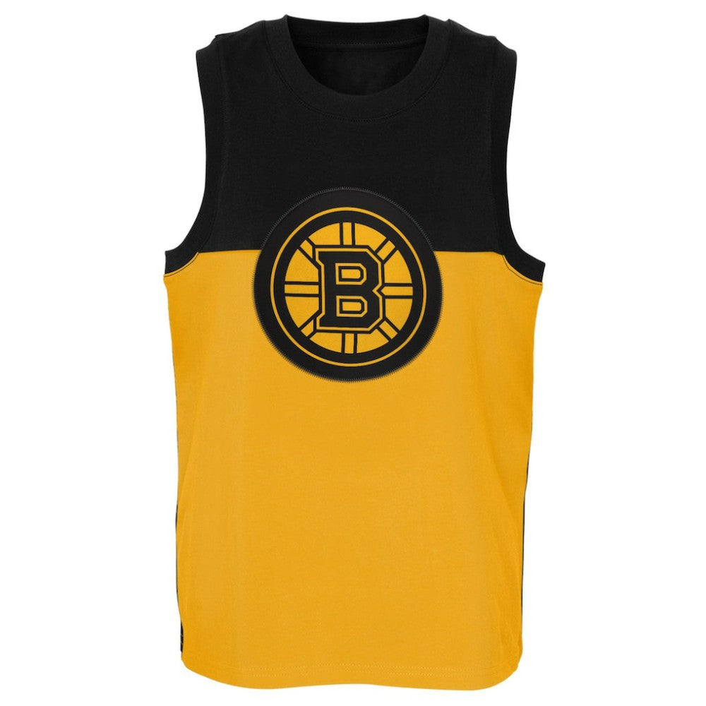 Boston Bruins Youth Revitalize Tank Top - Gold/Black - NHL 5310092