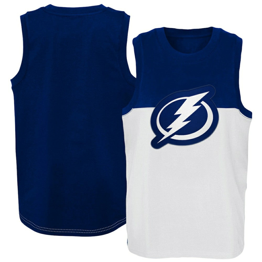 Tampa Bay Lightning Youth Revitalize Tank Top - White/Blue - NHL 5310094