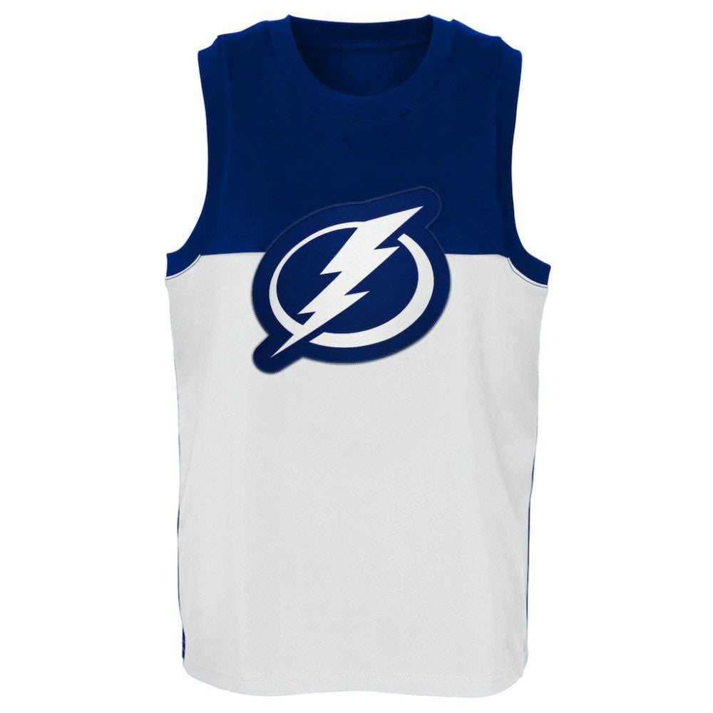 Tampa Bay Lightning Youth Revitalize Tank Top - White/Blue - NHL 5310094