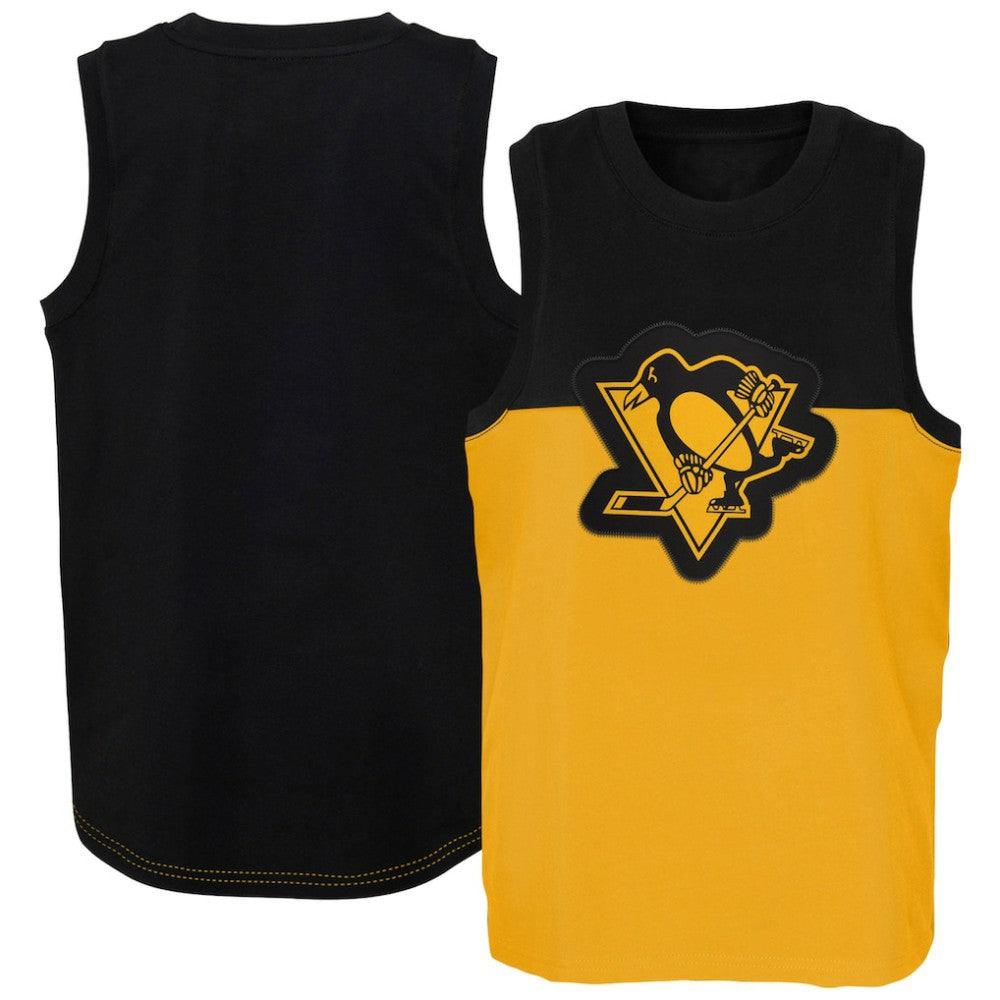 Pittsburgh Penguins Youth Revitalize Tank Top - Gold/Black - NHL 5310095