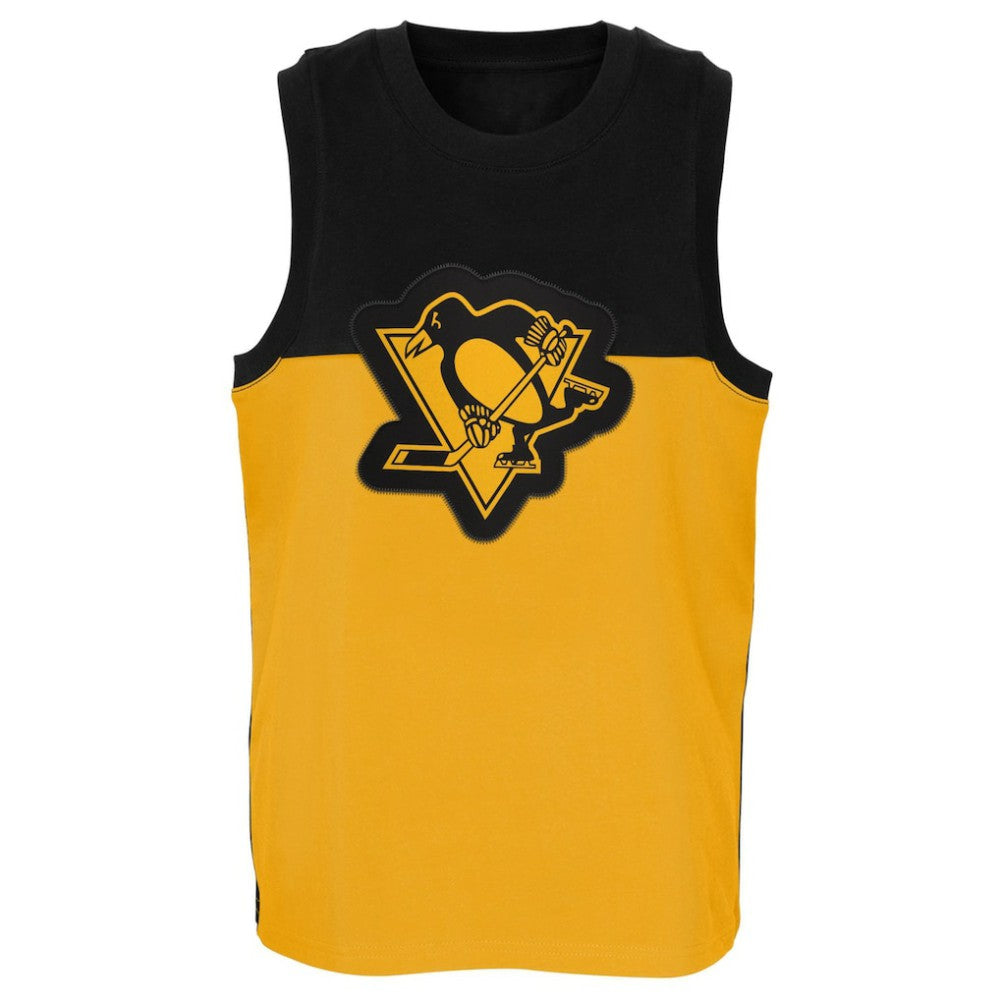 Pittsburgh Penguins Youth Revitalize Tank Top - Gold/Black - NHL 5310095