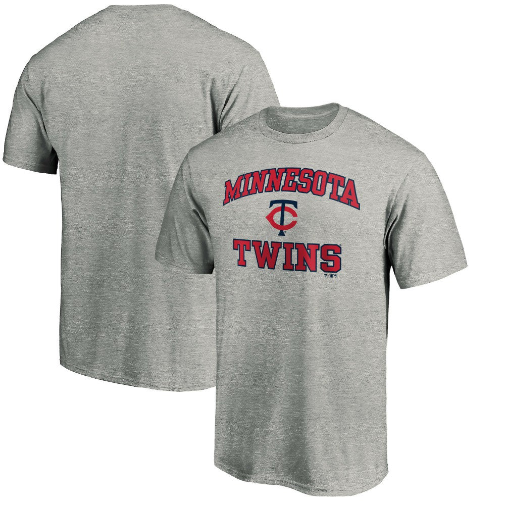 Minnesota Twins Heart & Soul T-Shirt - Heather Gray - MLB on Sale