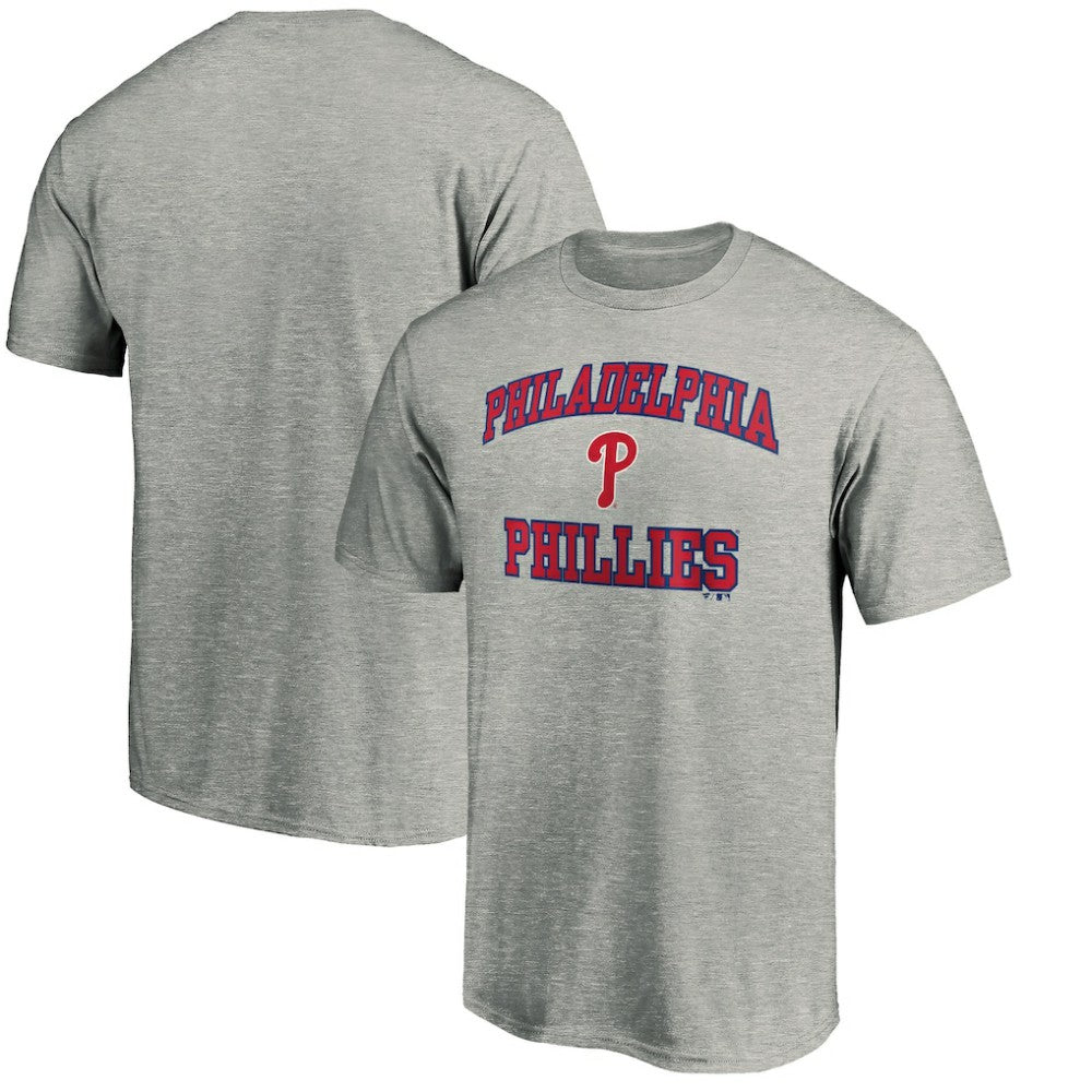 Philadelphia Phillies Heart & Soul T-Shirt - Heather Gray - MLB Lifestyle