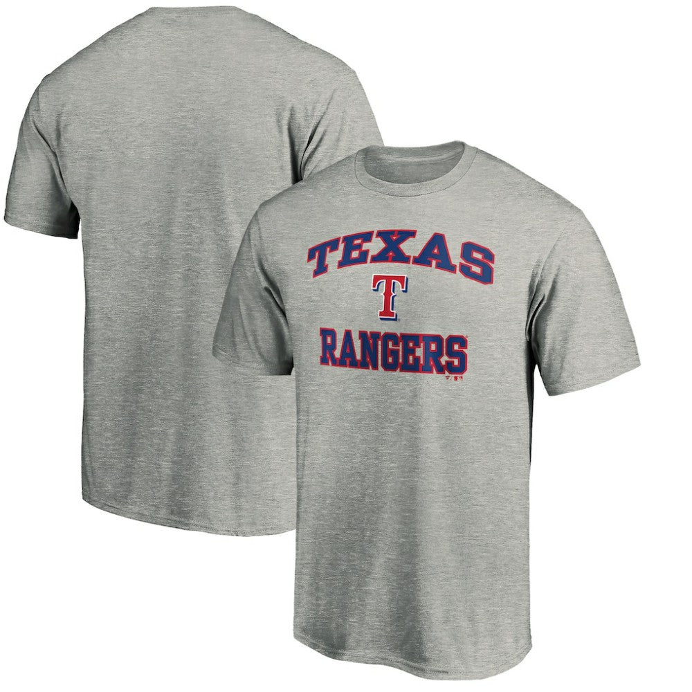 Texas Rangers Heart & Soul T-Shirt - Heather Gray - MLB on Sale