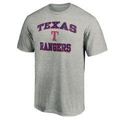 Texas Rangers Heart & Soul T-Shirt - Heather Gray - MLB on Sale
