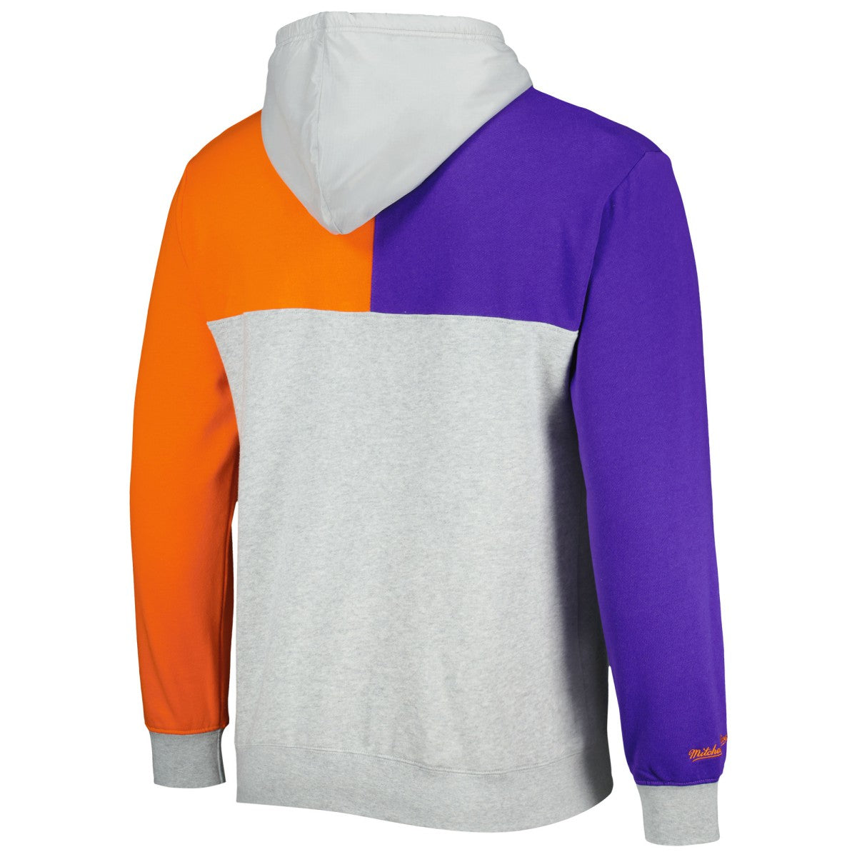 Phoenix Suns Tie-Breaker Pullover Hoodie Heather Gray | Mitchell & Ness US