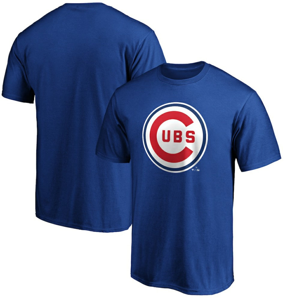 Chicago Cubs Cooperstown Collection Forbes Team Logo T-Shirt - Royal - MLB on Sale