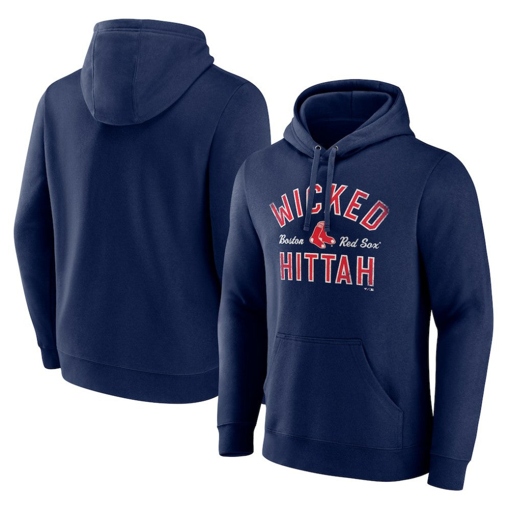 Boston Red Sox Wicked Hittah Pullover Hoodie - Navy - MLB Online