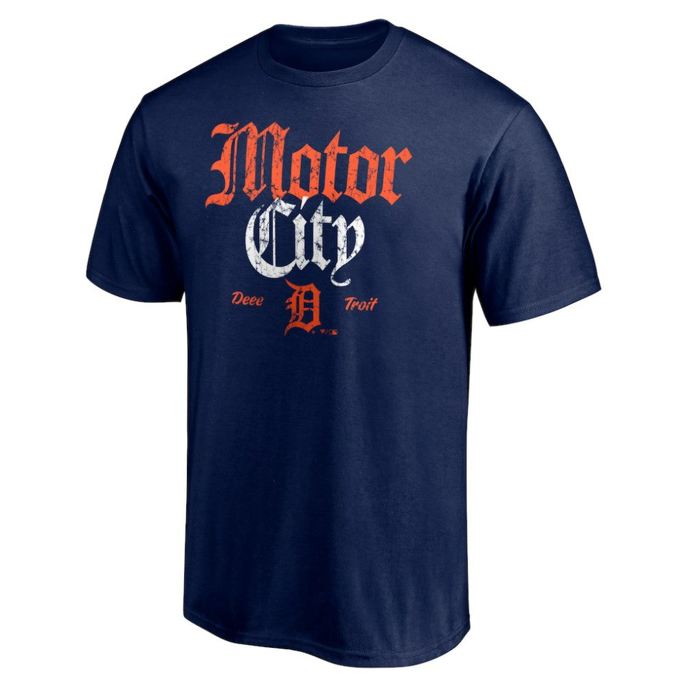 Detroit Tigers Motor City T-Shirt - Navy - MLB Discount