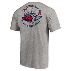Los Angeles Angels Cappy T-Shirt - Heather Gray - MLB Discount