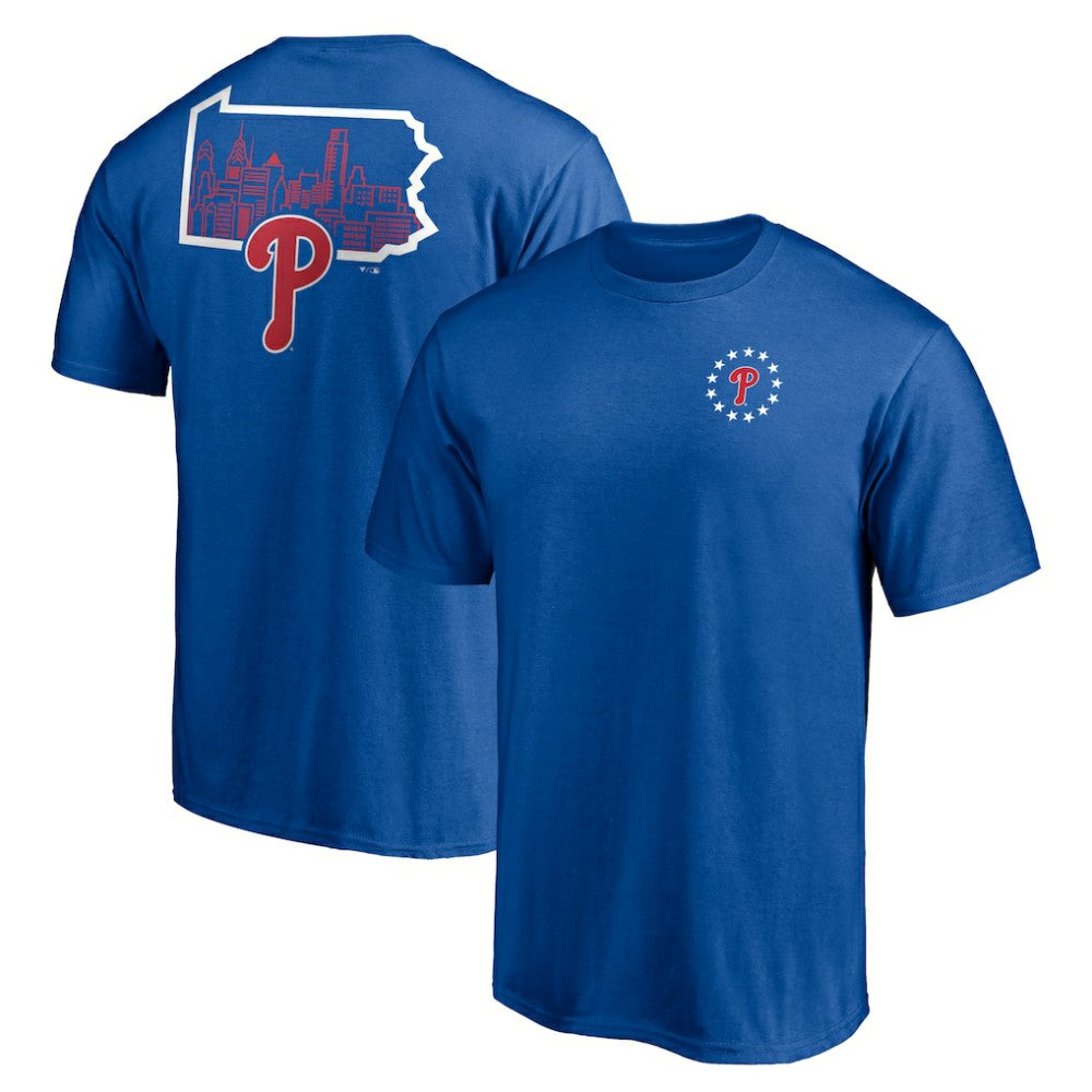 Philadelphia Phillies Philly State T-Shirt - Royal - MLB Online