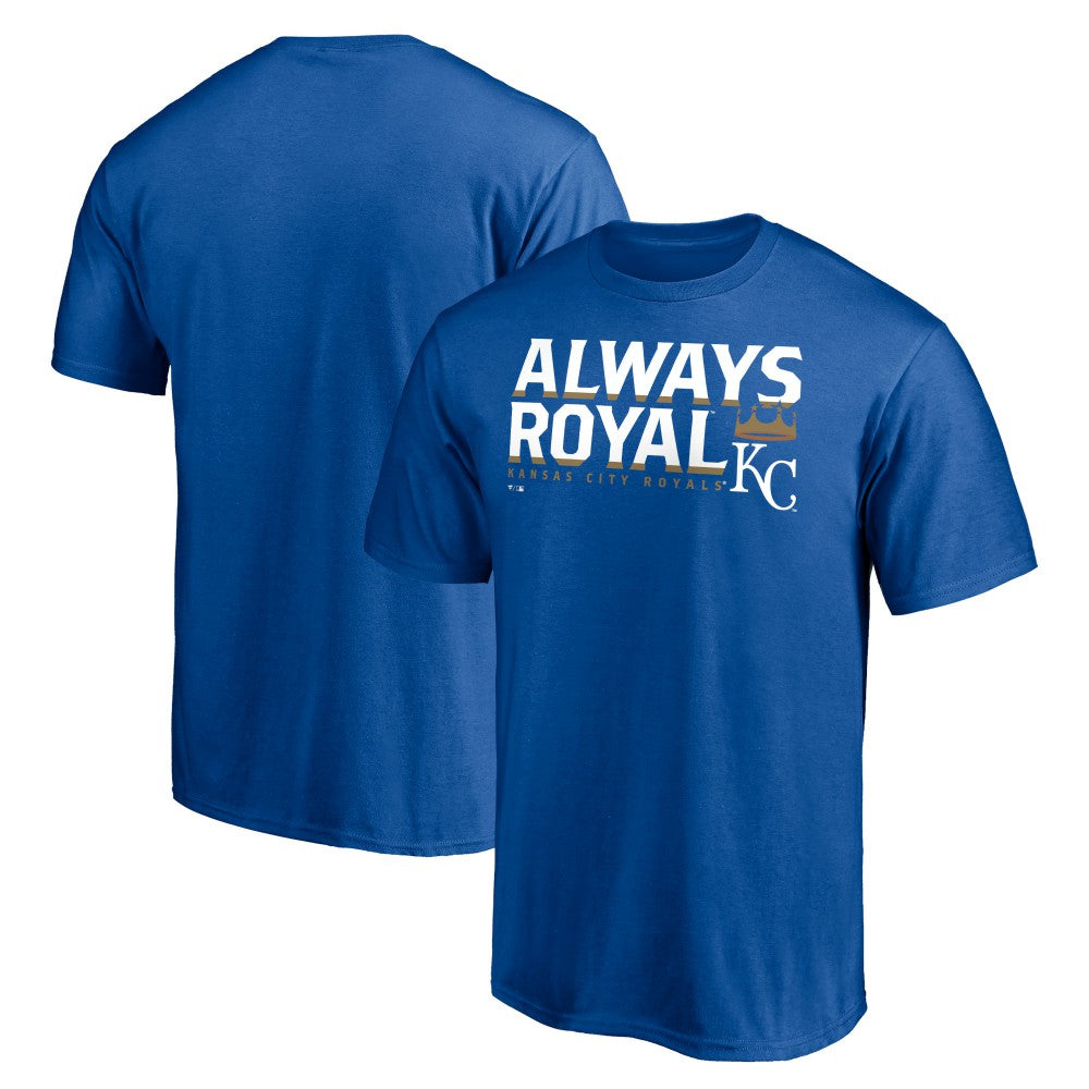 Kansas City Royals Always Royal T-Shirt - Royal - MLB Lifestyle
