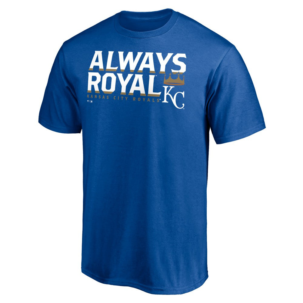 Kansas City Royals Always Royal T-Shirt - Royal - MLB Lifestyle
