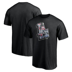 Los Angeles Dodgers Hometown Collection Tag T-Shirt - Black - MLB Online