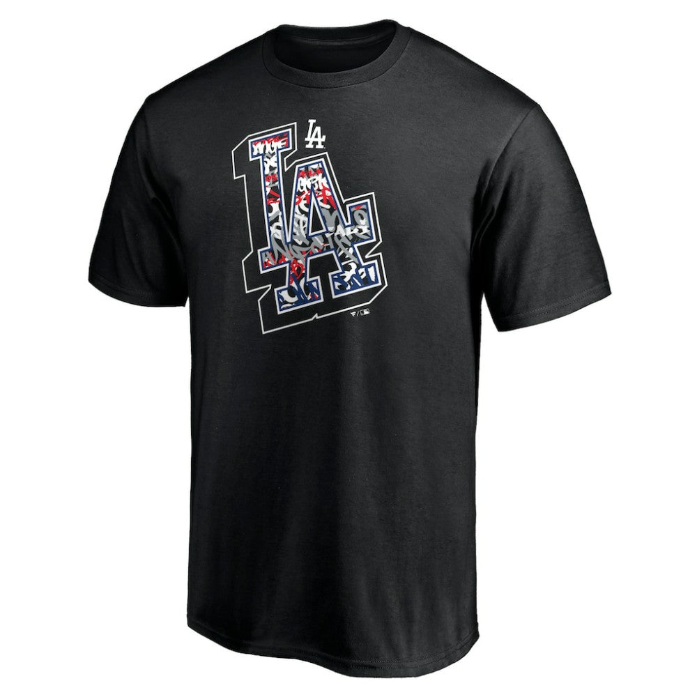 Los Angeles Dodgers Hometown Collection Tag T-Shirt - Black - MLB Online