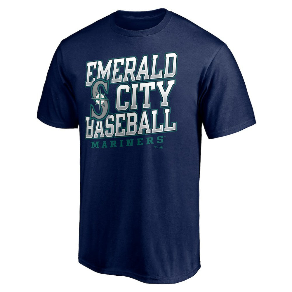 Seattle Mariners Emerald City Baseball T-Shirt - Navy - MLB on Sale
