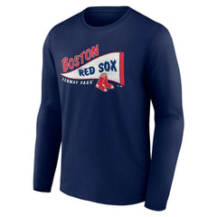 Boston Red Sox The Pennant Long Sleeve T-Shirt - Navy - MLB Sale
