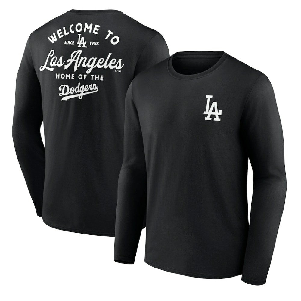 Los Angeles Dodgers Long Ball Long Sleeve T-Shirt - Black - MLB Sale
