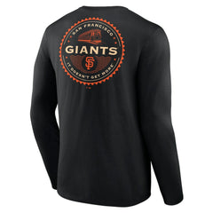 San Francisco Giants SF Seal Long Sleeve T-Shirt - Black - MLB Lifestyle