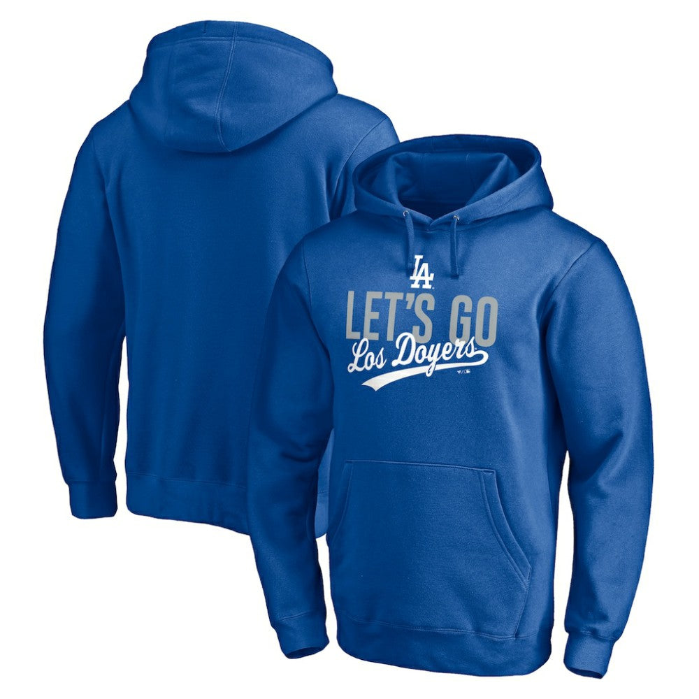Los Angeles Dodgers Let's Go Los Doyers Pullover Hoodie - Royal - MLB Lifestyle
