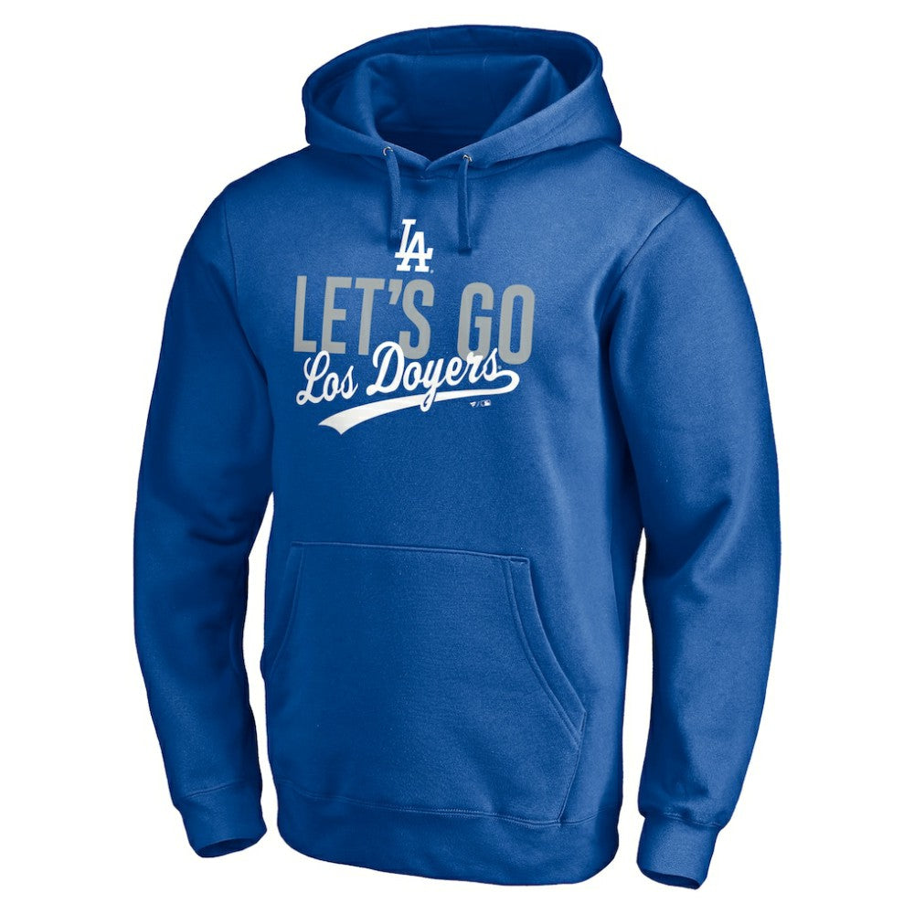 Los Angeles Dodgers Let's Go Los Doyers Pullover Hoodie - Royal - MLB Lifestyle