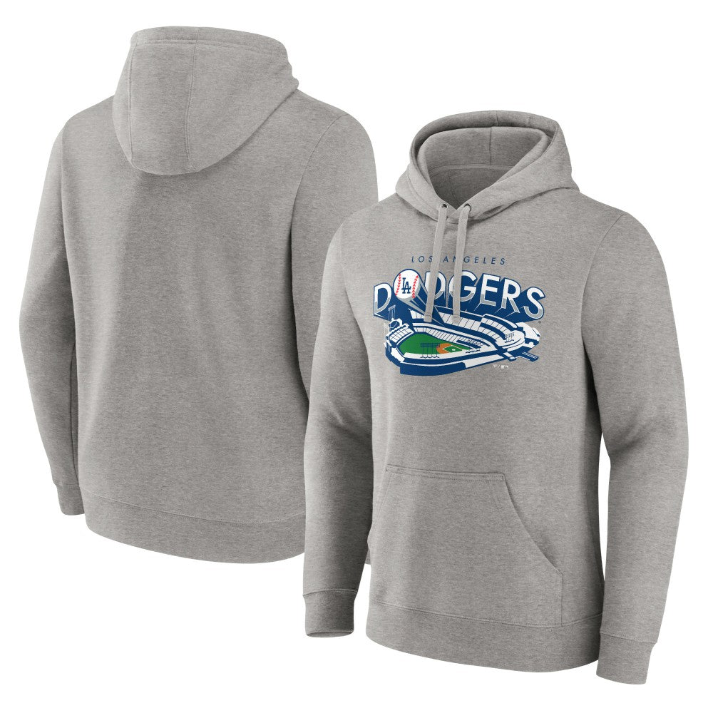 Los Angeles Dodgers Heater State of Mind Pullover Hoodie - Gray - MLB Online