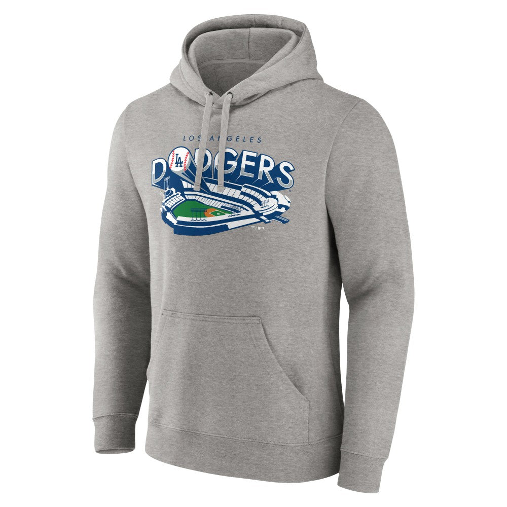 Los Angeles Dodgers Heater State of Mind Pullover Hoodie - Gray - MLB Online