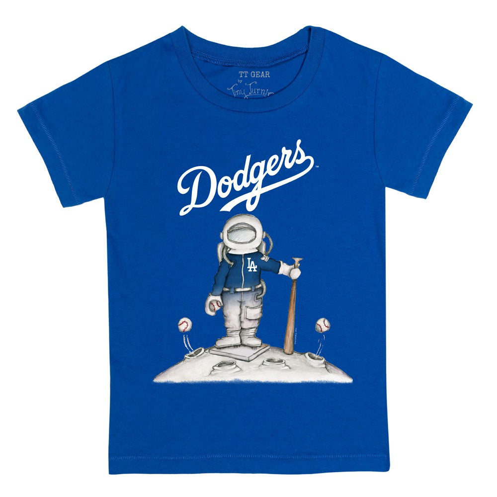 Los Angeles Dodgers Tiny Turnip Youth Astronaut T-Shirt - Royal - MLB Sale