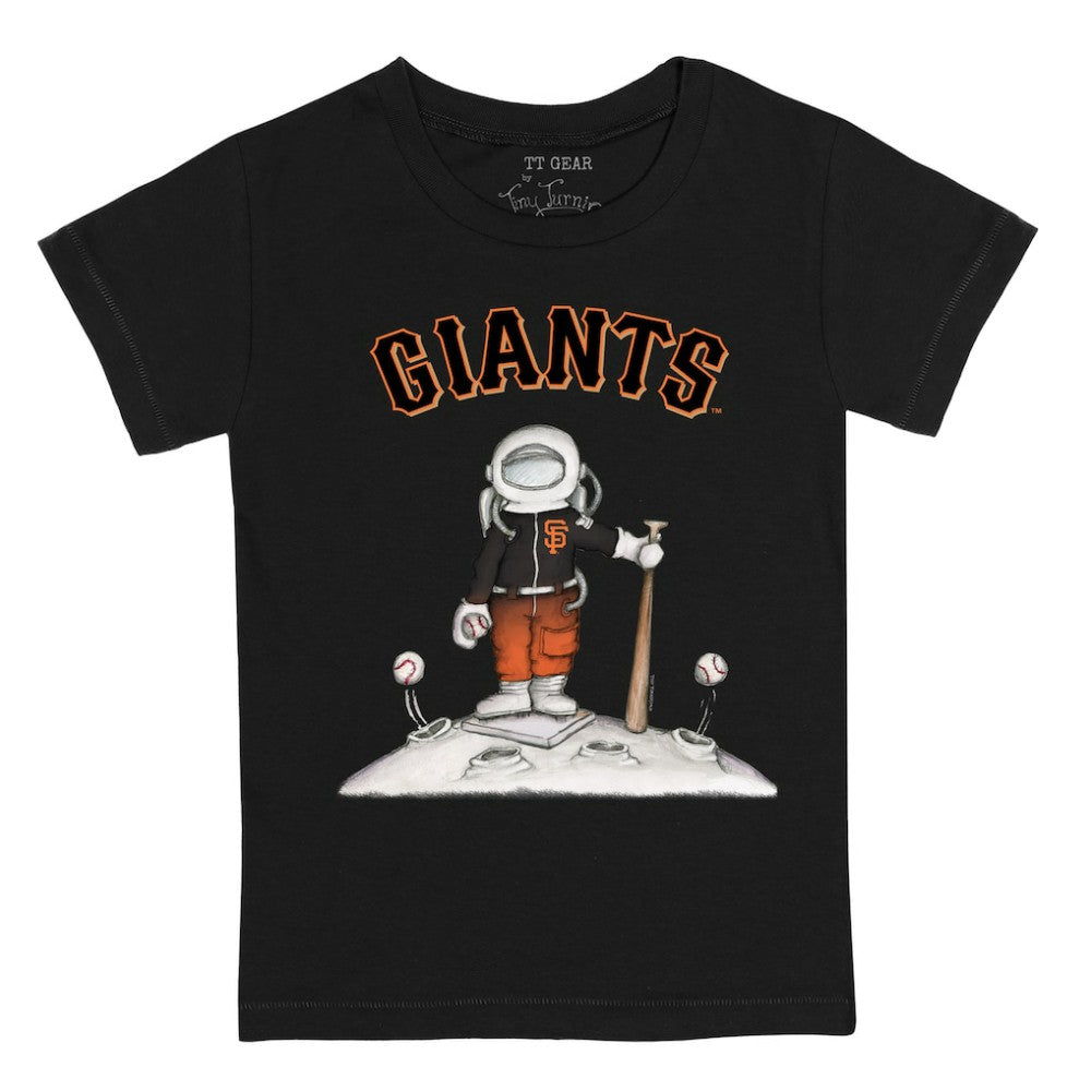 San Francisco Giants Tiny Turnip Youth Astronaut T-Shirt - Black - MLB Online