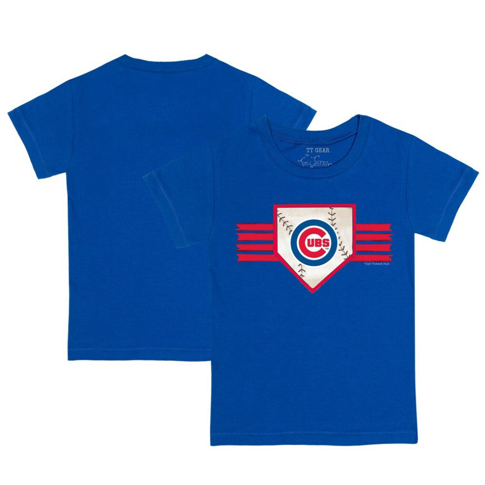 Chicago Cubs Tiny Turnip Youth Base Stripe T-Shirt - Royal - MLB Online