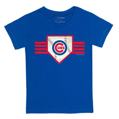 Chicago Cubs Tiny Turnip Youth Base Stripe T-Shirt - Royal - MLB Online