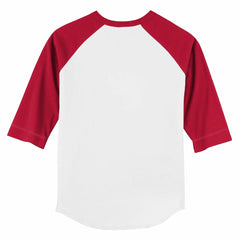 Cincinnati Reds Tiny Turnip Youth Baseball Cross Bats 3/4-Sleeve Raglan T-Shirt - White/Red - MLB on Sale
